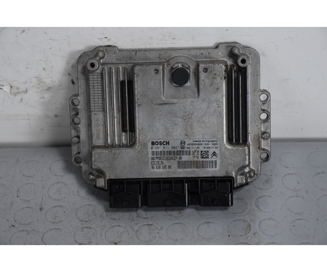 Centralina ECU Citroen C3 dal 2002 al 2009 Cod 9663850580  1637329712551