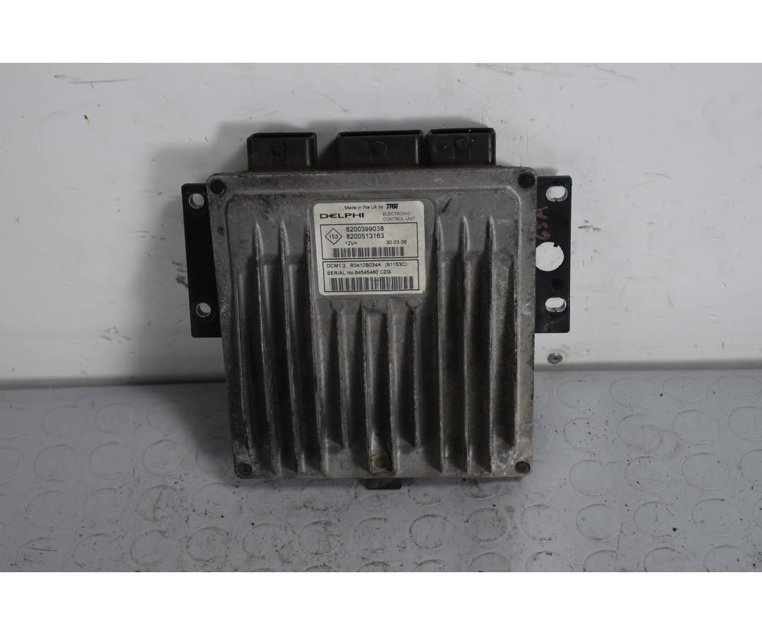 Centralina ECU Renault Clio III Dal 2005 al 2013 Cod 8200399038  1637759372110