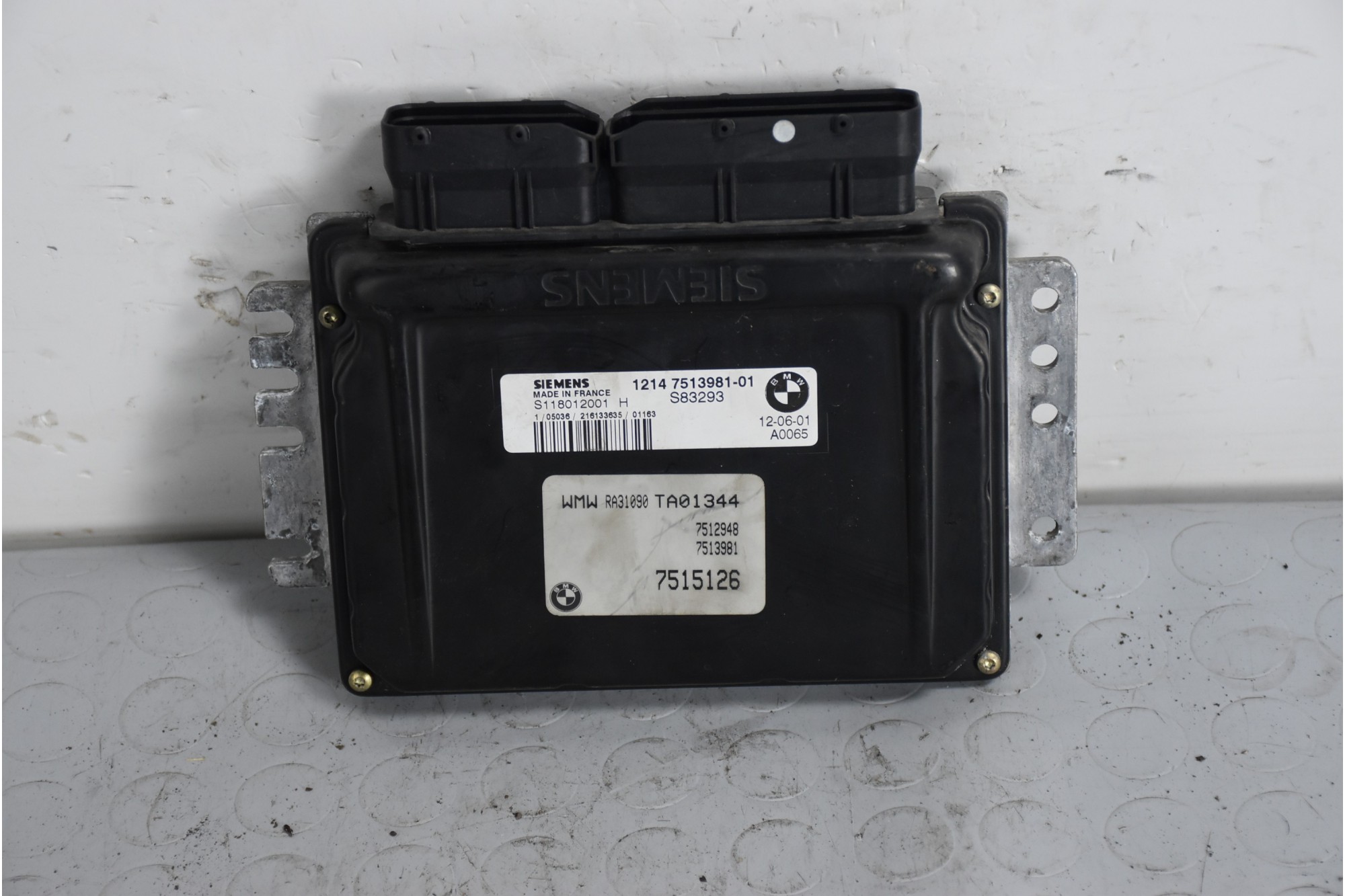 Centralina ECU Mini Cooper R50 R52 R53 dal 2001 al 2007 Cod s118012001h  1637827461722