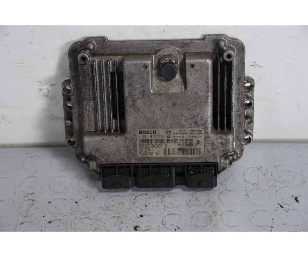 Centralina ECU Citroen Jumpy dal 2007 al 2016 Cod 9664356980  1637848092080