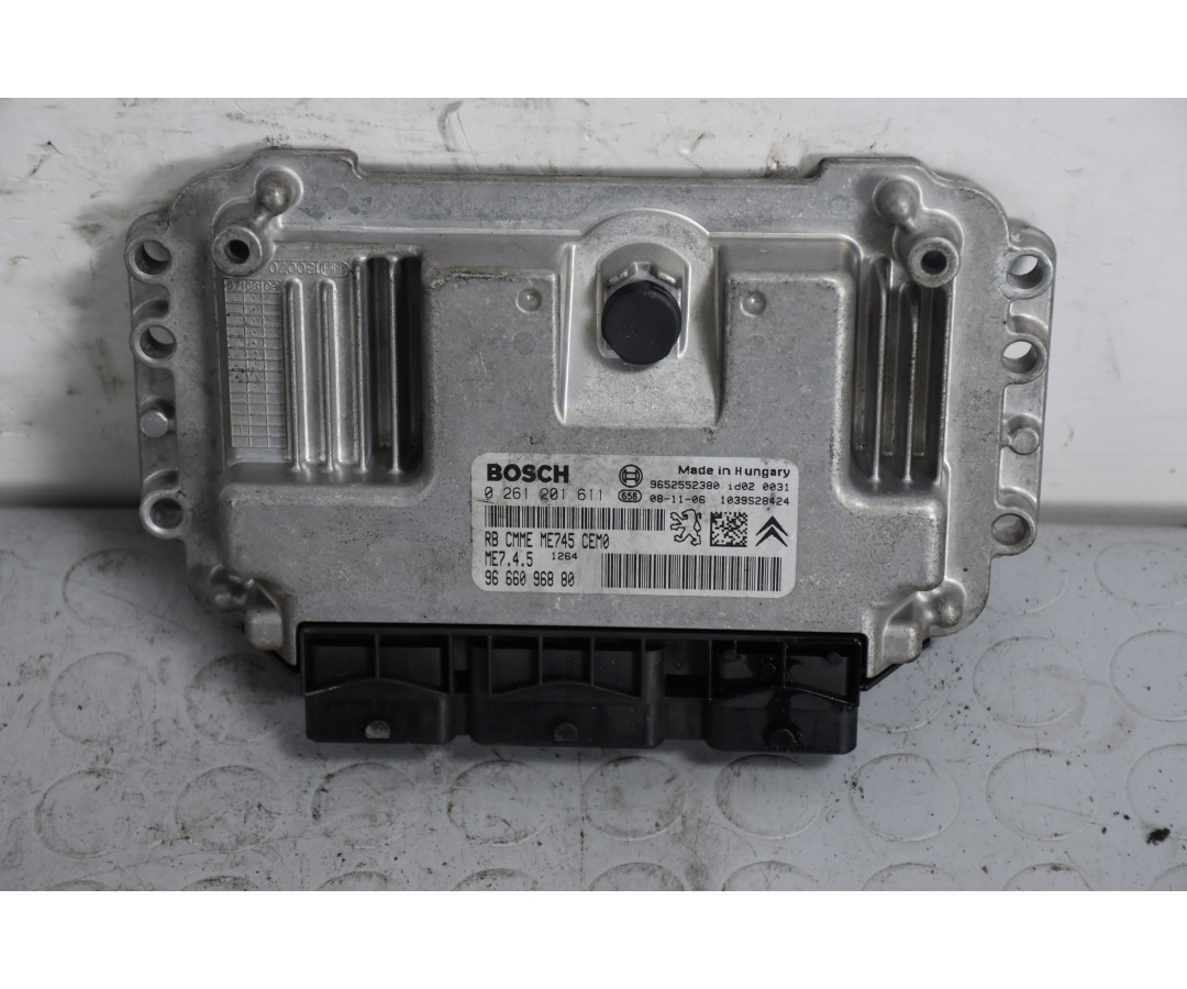 Centralina ECU Citroen Berlingo dal 2008 al 2018 Cod 0261201611  1637850924188