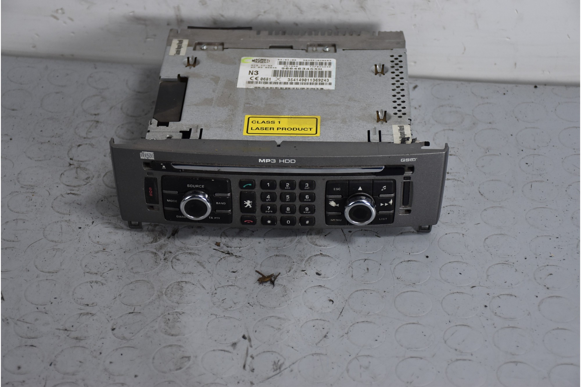 Autoradio Peugeot 308 Dal 2007 al 2014 Cod 96646345XH  1637851334467