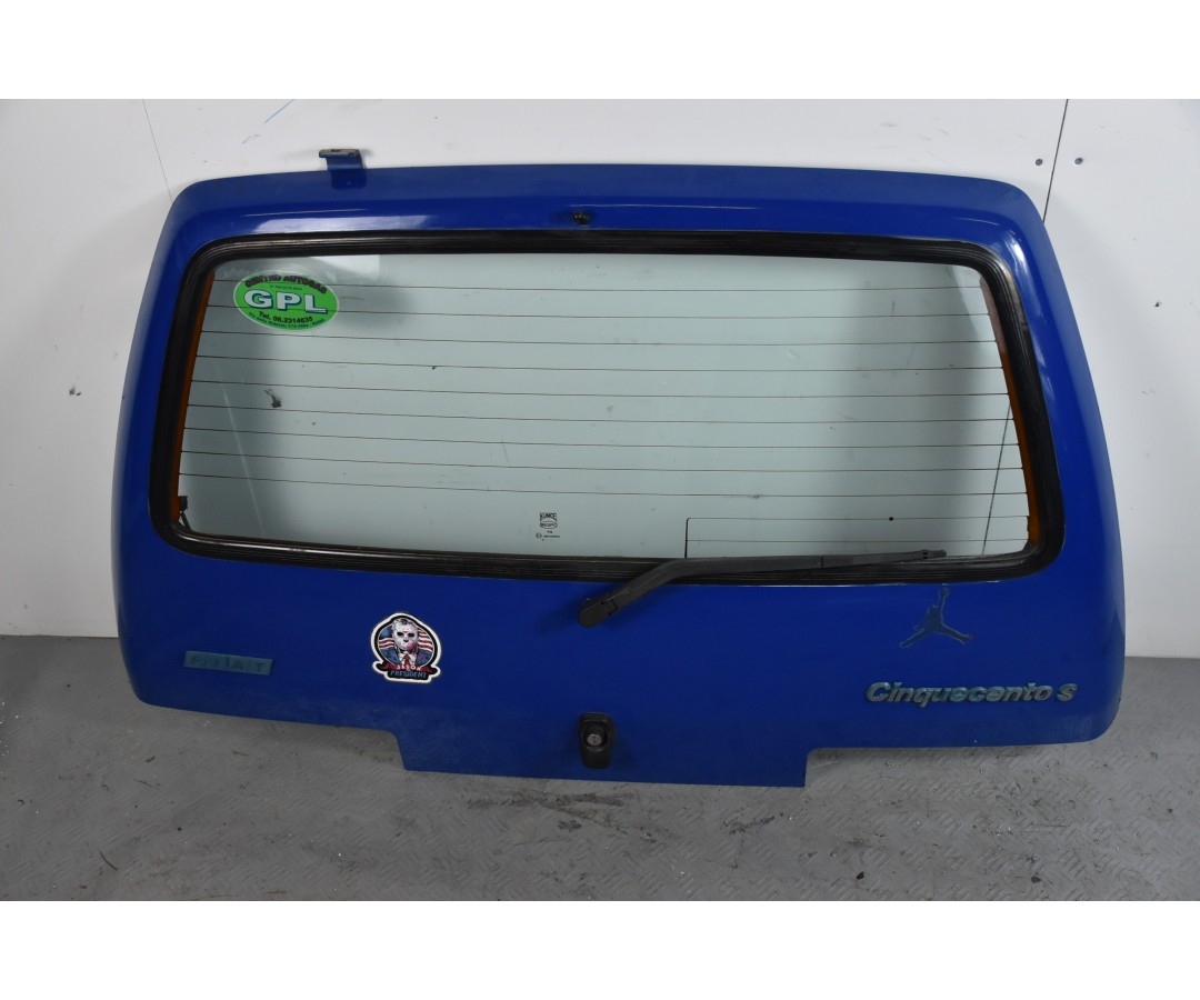 Portellone bagagliaio posteriore Fiat Cinquecento Dal 1991 al 1998 Blu  1637858053323