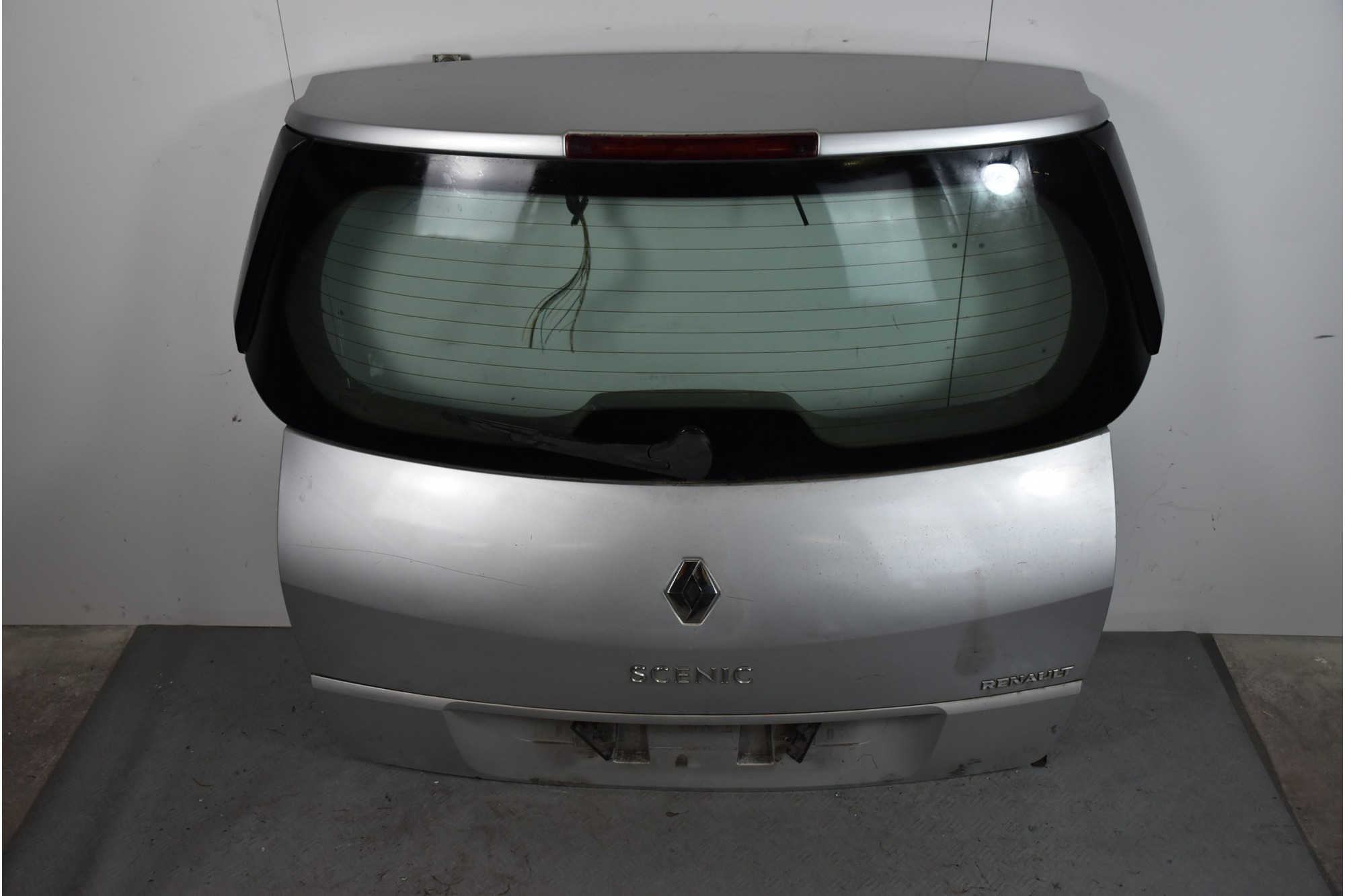 Portellone bagagliaio posteriore Renault Scenic II Dal 2003 al 2009 Colore grigio silver  1638368682218