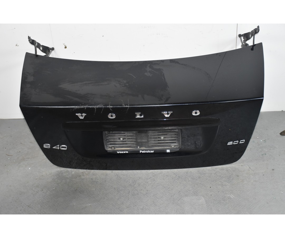 Portellone bagagliaio posteriore Volvo S40 Dal 1995 al 2004 Nero  1638370265744