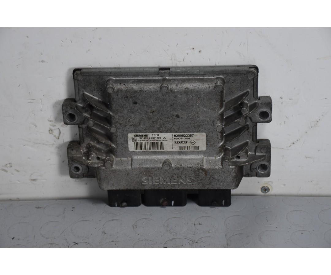 Centralina ECU Renault Clio Mk3 Dal 2005 al 2013 Cod 8200522357/S120200105A  1638538911650