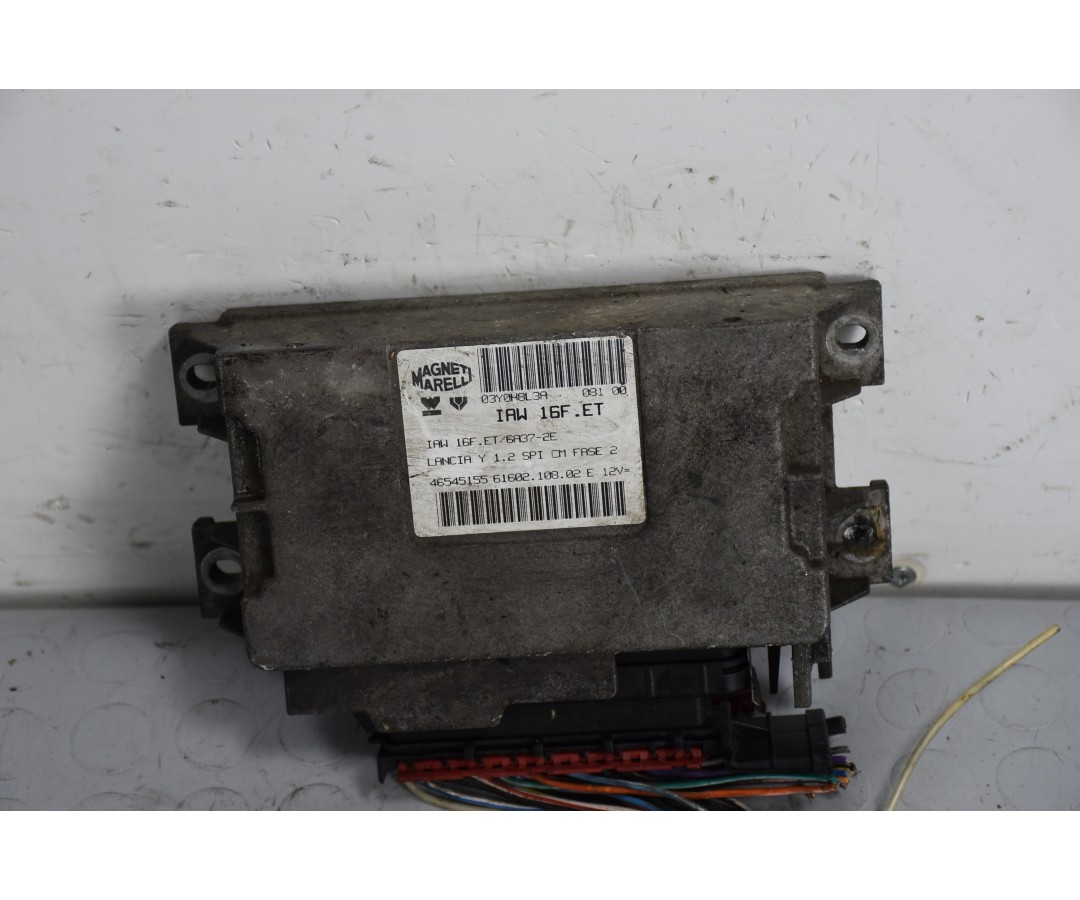 Centralina ECU Lancia Ypsilon 1.2 B Dal 1995 al 2003 Cod IAW16F.ET  1638541652212