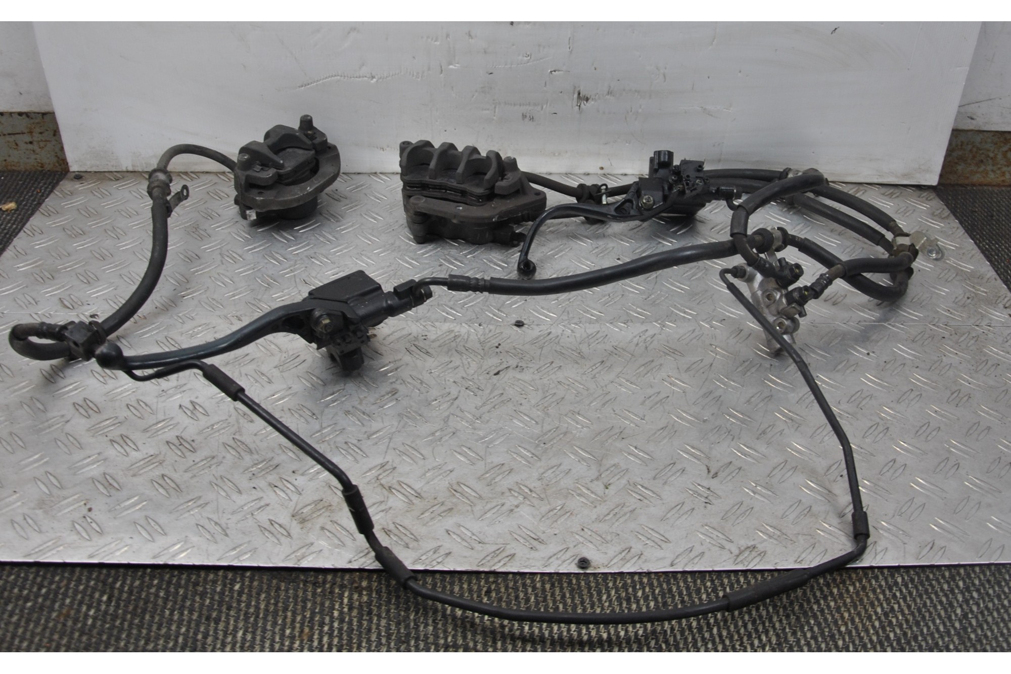 Impianto Frenante Completo Honda S-wing 150 no ABS Dal 2007 al 2011 Pinza e Pompa Anteriore e Posteriore  1638544080876