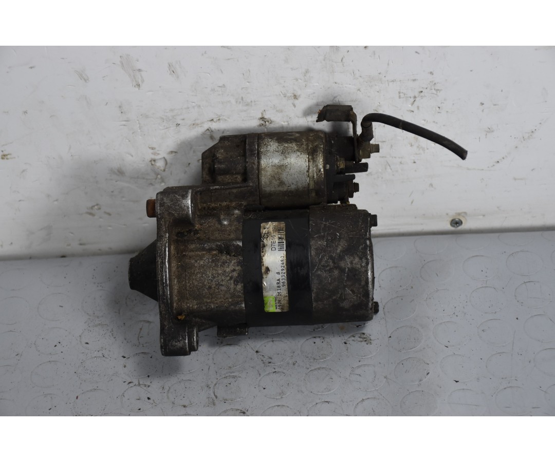 Motorino avviamento Peugeot 206 Dal 1998 al 2012 Cod 9633292480  1639065185927