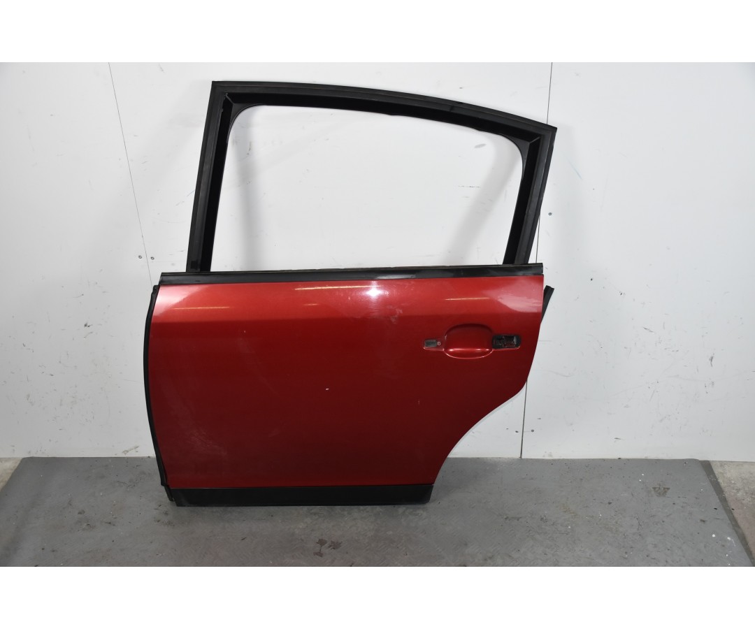 Portiera sportello posteriore SX Citroen C4 Dal 2004 al 2010 Rosso  1639402524082