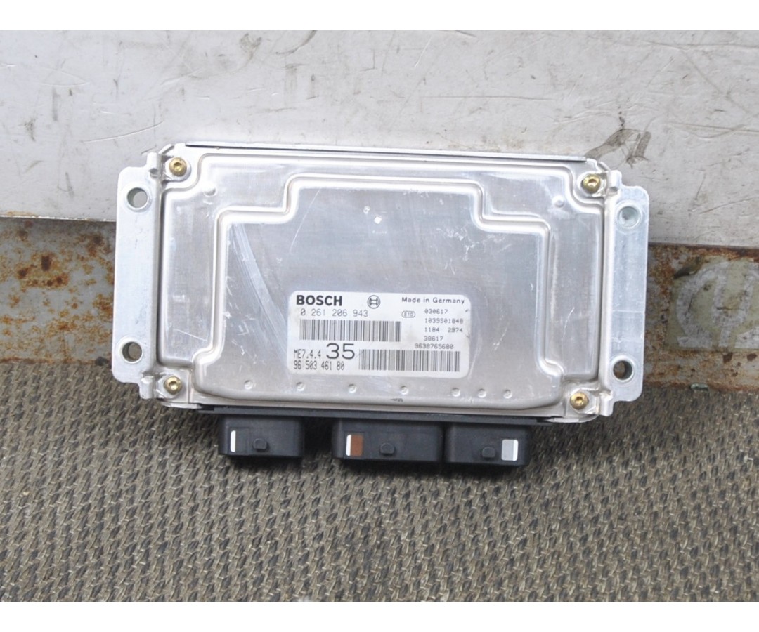 Centralina motore ECU Peugeot 307 1.6 Mk1 dal 2001 al 2005 cod: 9650346180  2411111138601