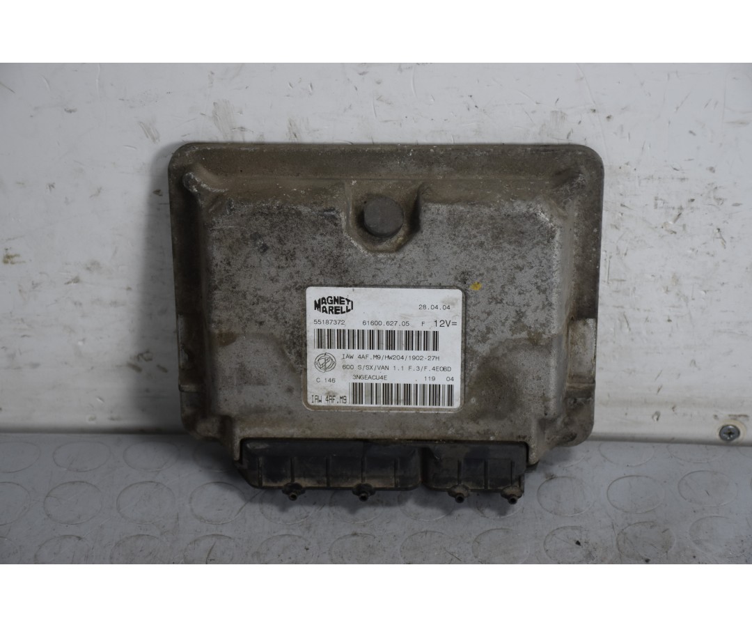 Centralina ECU Fiat 600 1.1 dal 2000 al 2010 Cod 55187372  1640180013118