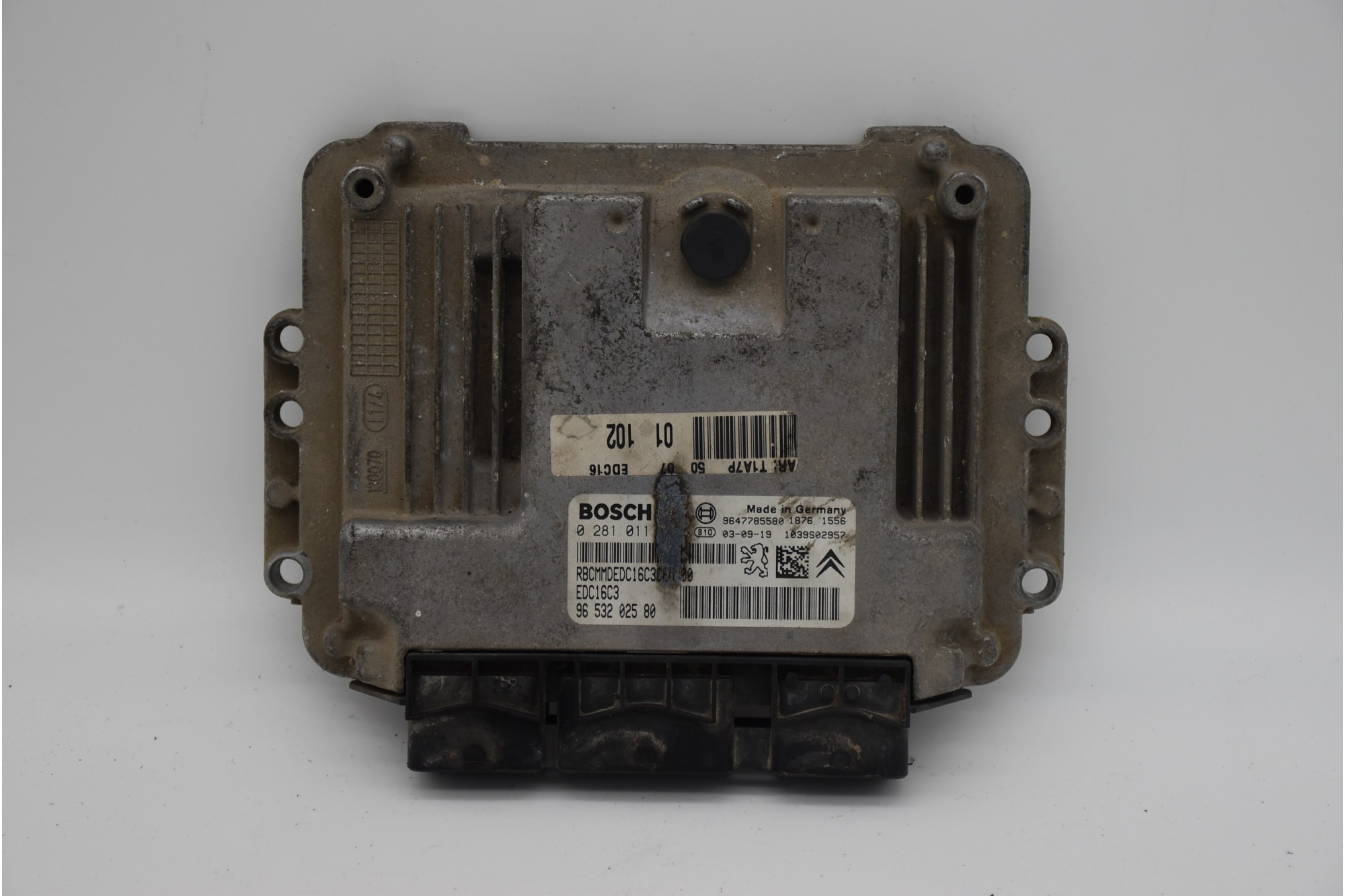 Centralina ECU Citroen C3 1.4 HDi dal 2002 al 2010 Cod 9653202580  1641311945803