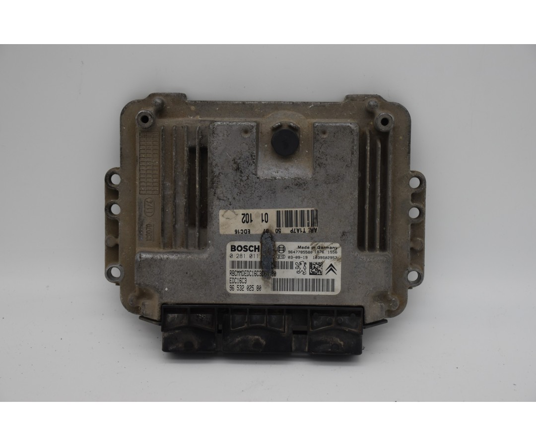 Centralina ECU Citroen C3 1.4 HDi dal 2002 al 2010 Cod 9653202580  1641311945803