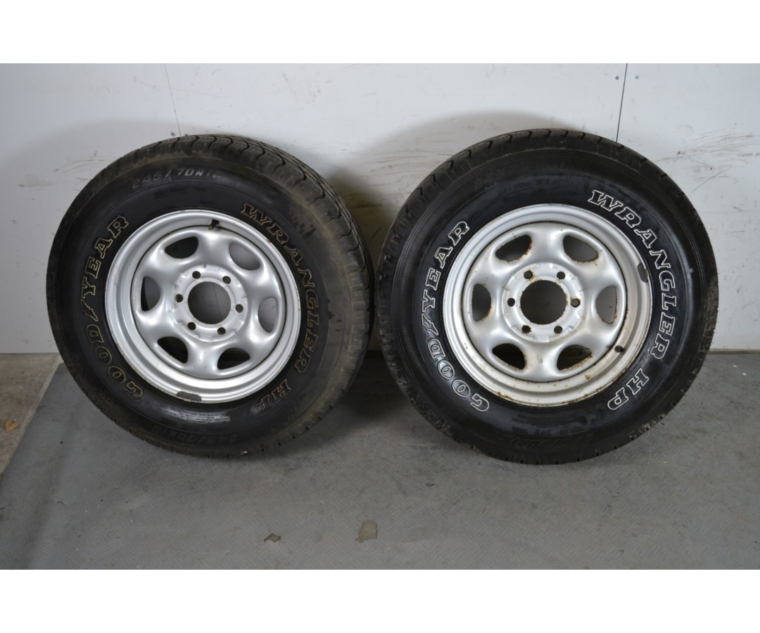 Coppia gomma e cerchio Opel Frontera B Dal 1998 al 2003 Misura 245/70 R16  1642084524257