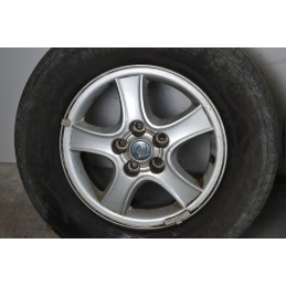 Treno completo gomme e cerchi Hyundai Terracan dal 2001 al 2007 225/70 R16 102S 5 Fori  1642087465328