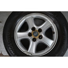 Treno completo gomme e cerchi Hyundai Terracan dal 2001 al 2007 225/70 R16 102S 5 Fori  1642087465328