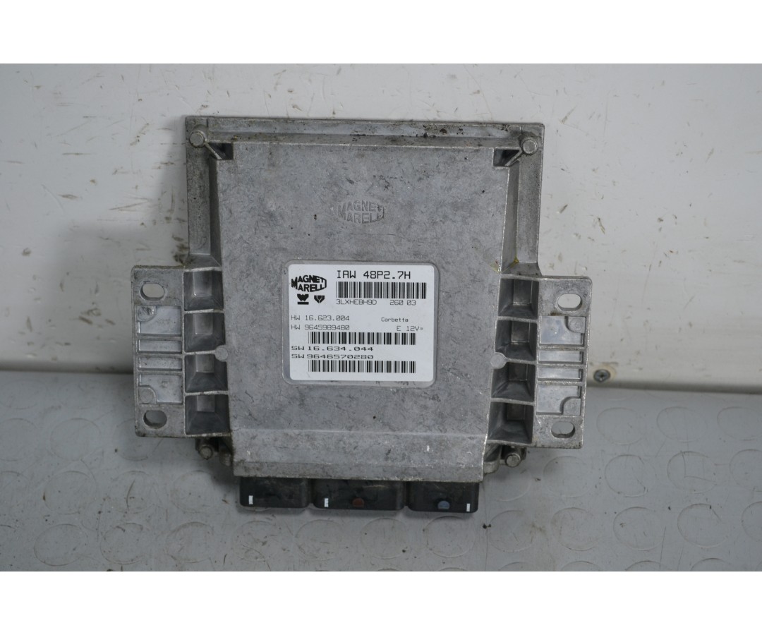 Centralina ECU Peugeot 206 dal 1998 al 2012 Cod 9645989480  1642604621312