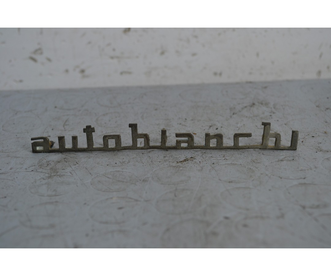 Scritta logo Autobianchi Autobianchi Bianchina Panoramica Dal 1960 al 1969  1642755561970
