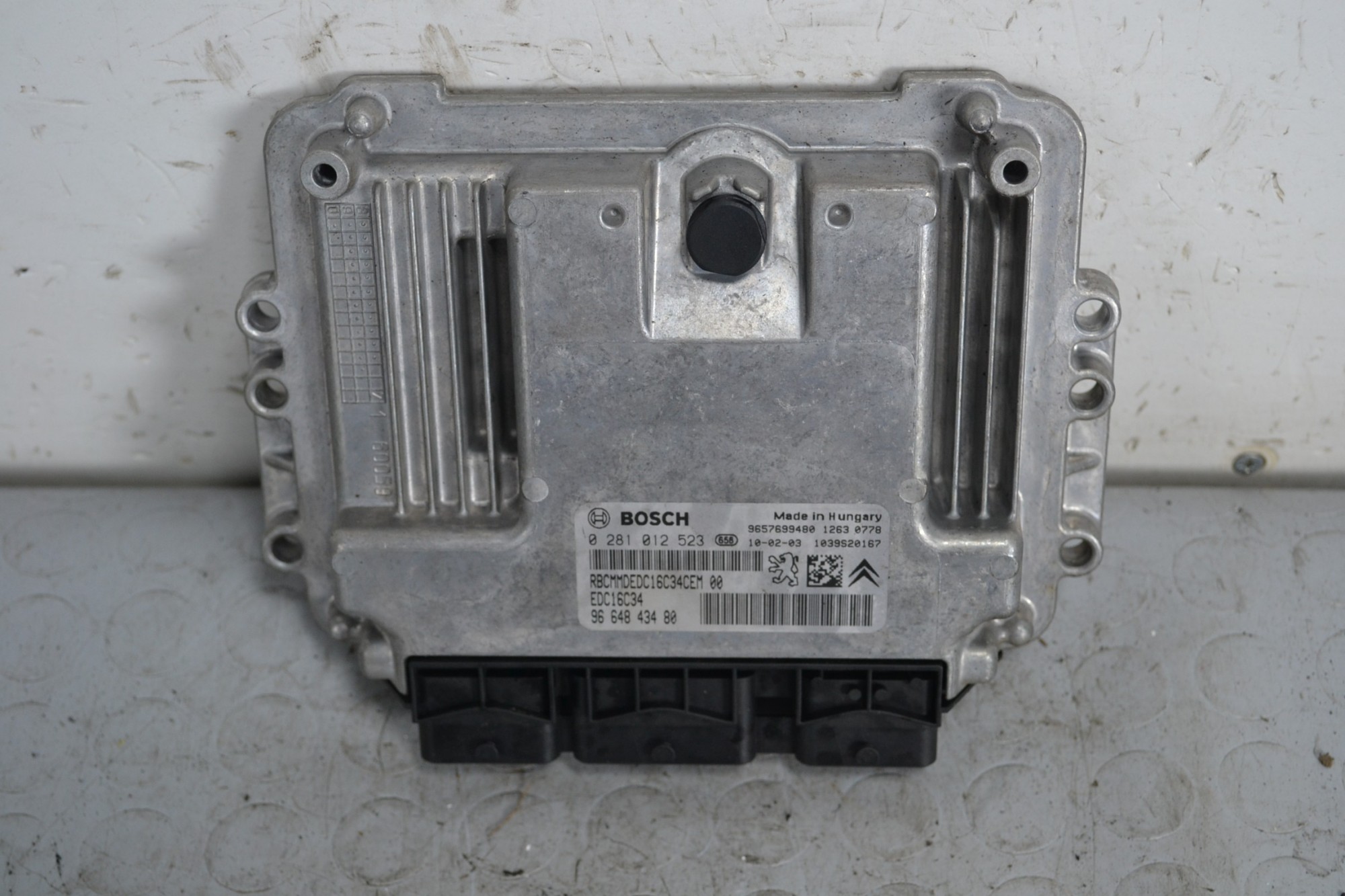 Centralina ECU Citroen C3 dal 2009 al 2016 Cod 9664843480  1643196952938