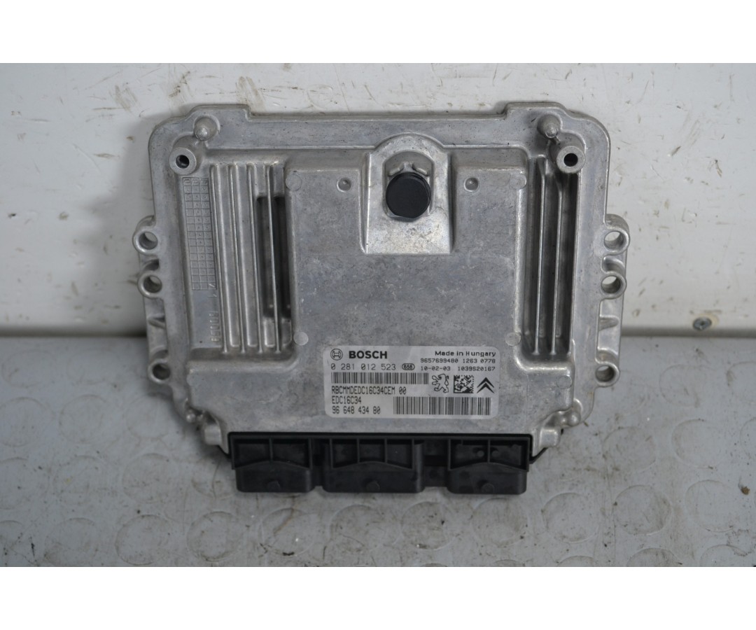 Centralina ECU Citroen C3 dal 2009 al 2016 Cod 9664843480  1643196952938