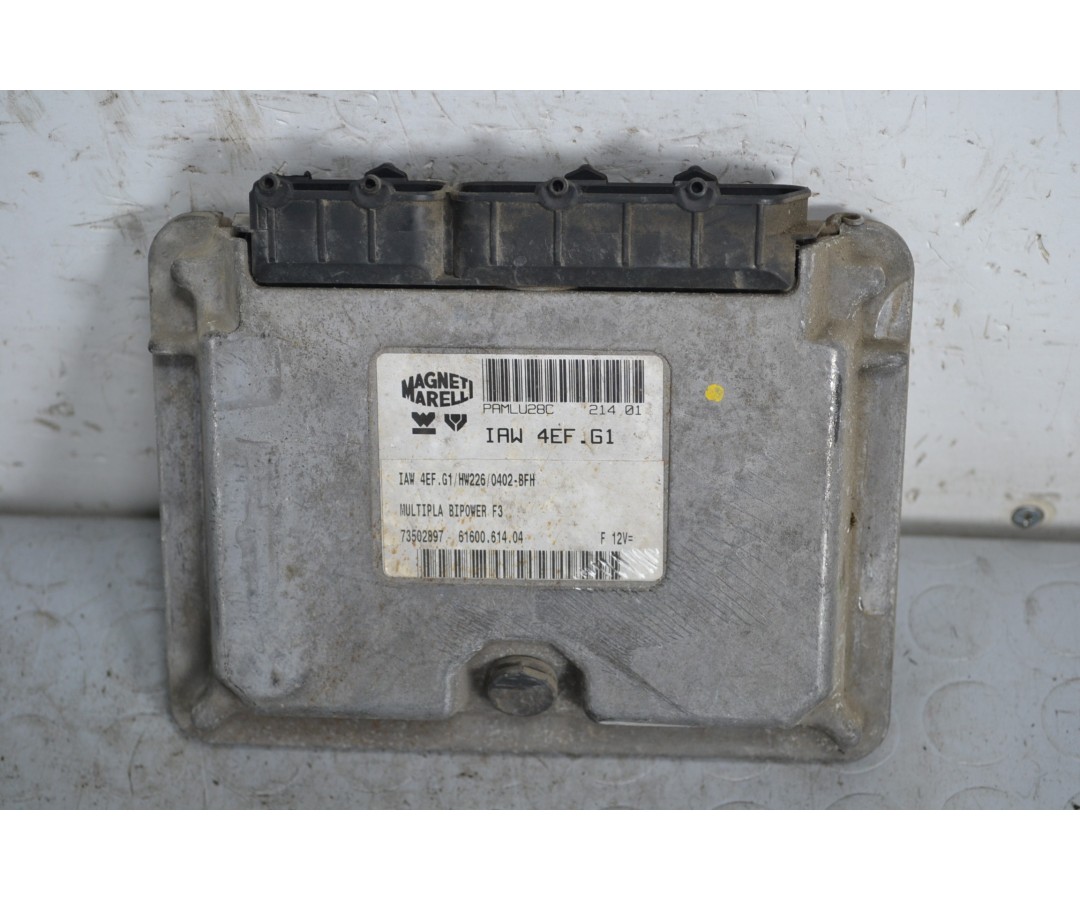 Centralina ECU Fiat Multipla 1.6 BiPower dal 1998 al 2003 Cod 73502897  1643211456816