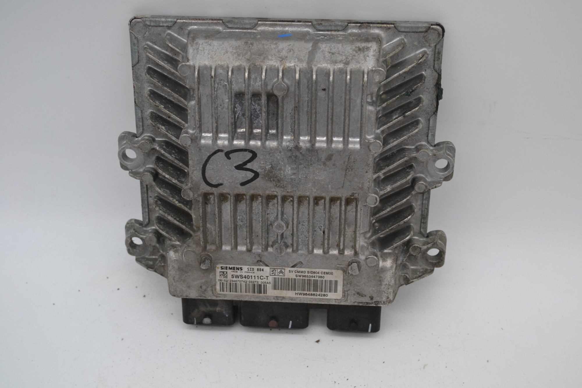 Centralina ECU Citroen C2 1.4 dal 2003 al 2008 Cod 9653447380  1644501031027