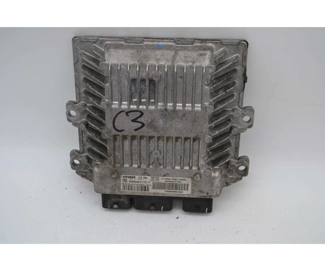 Centralina ECU Citroen C2 1.4 dal 2003 al 2008 Cod 9653447380  1644501031027