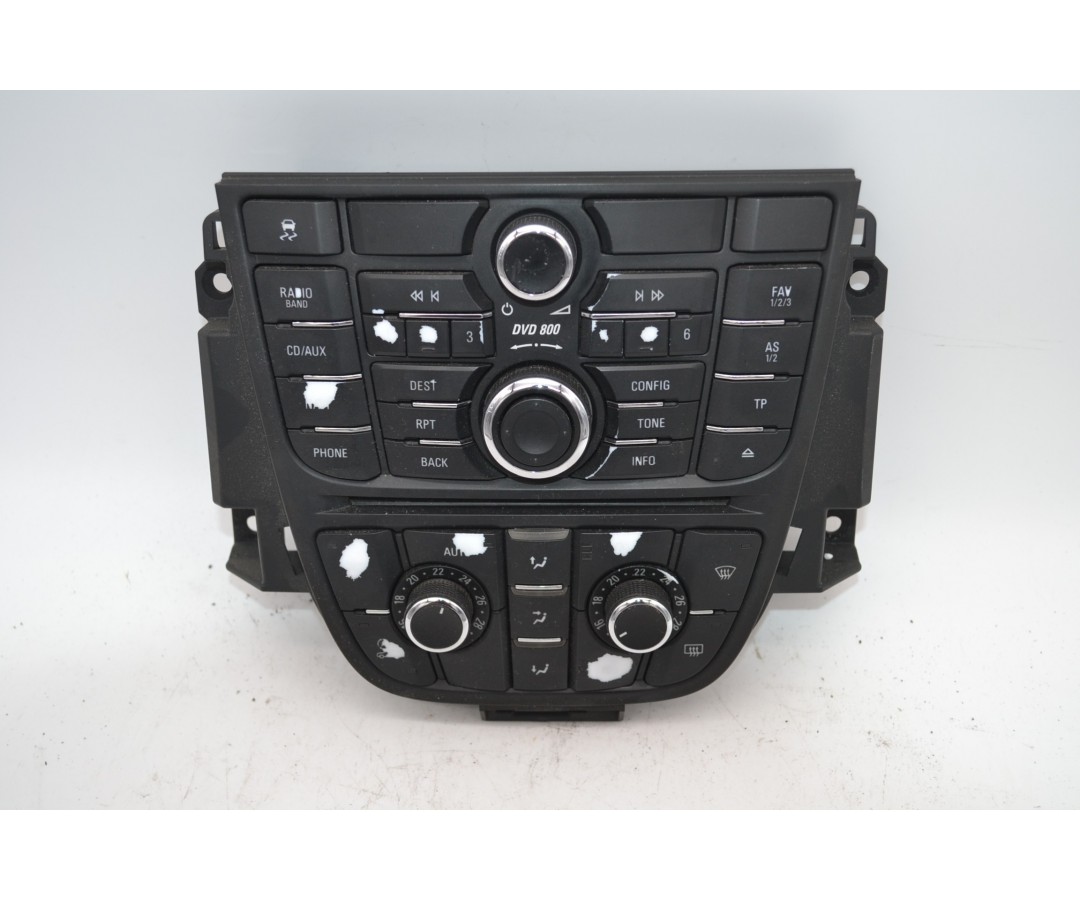 Controllo Comando Clima + Pulsantiera Autoradio Opel Astra J dal 2009 al 2020 Cod 13346098 / 13346053  1644508324825