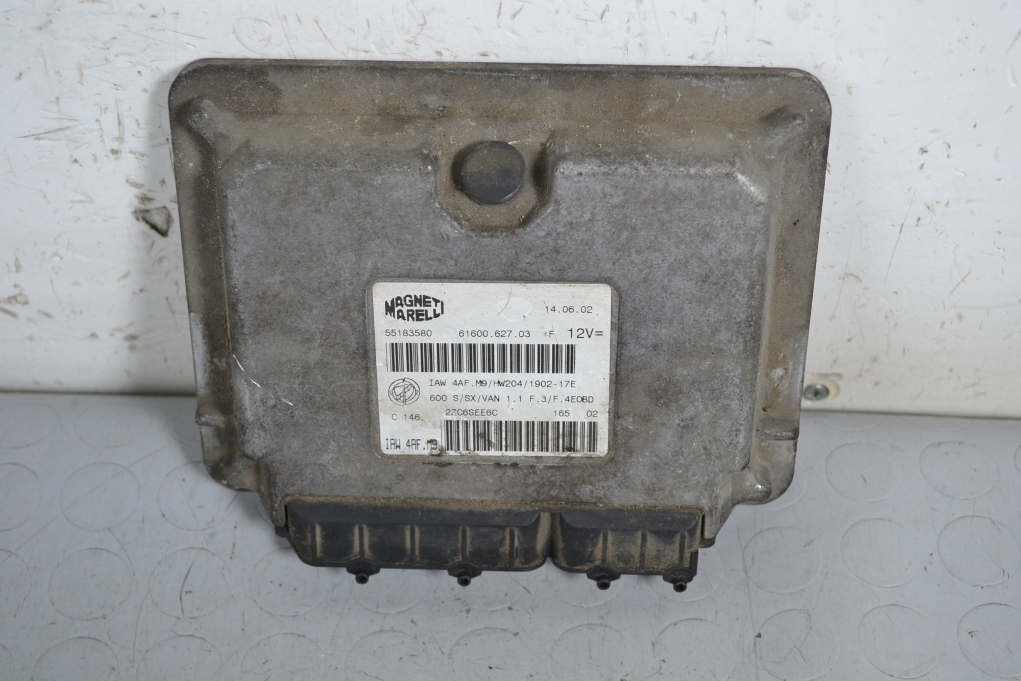 Centralina ECU Fiat Seicento 1.1 dal 2000 al 2010 Cod 55183580  1644939328263