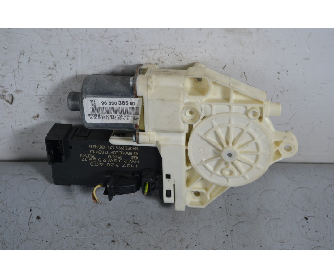 Motorino Alzacristalli Anteriore DX Peugeot 407 SW dal 2004 al 2012 Cod 9663036580  1645632811489