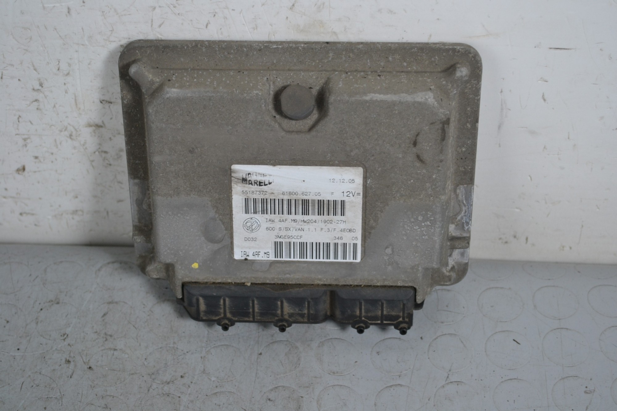 Centralina ECU Fiat Seicento dal 2000 al 2010 Cod 55187372  1646142331078