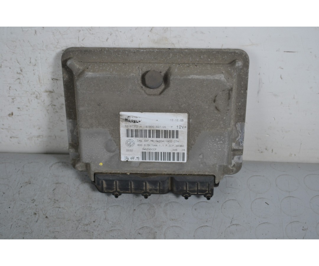 Centralina ECU Fiat Seicento dal 2000 al 2010 Cod 55187372  1646142331078