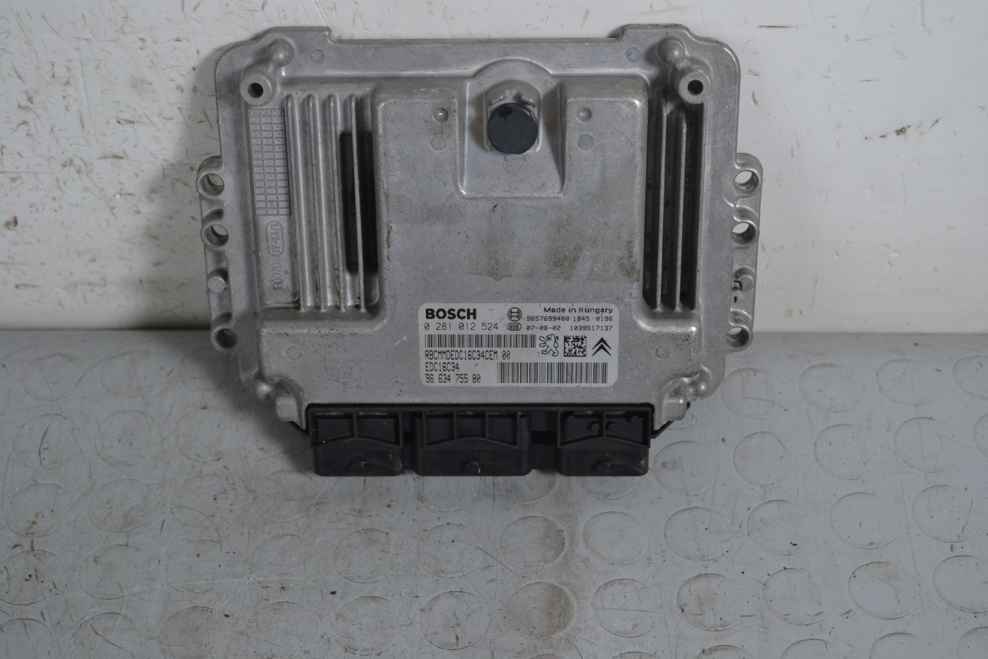 Centralina ECU Citroen C3 Pluriel dal 2003 al 2010 Cod 9663475580  1646661983758