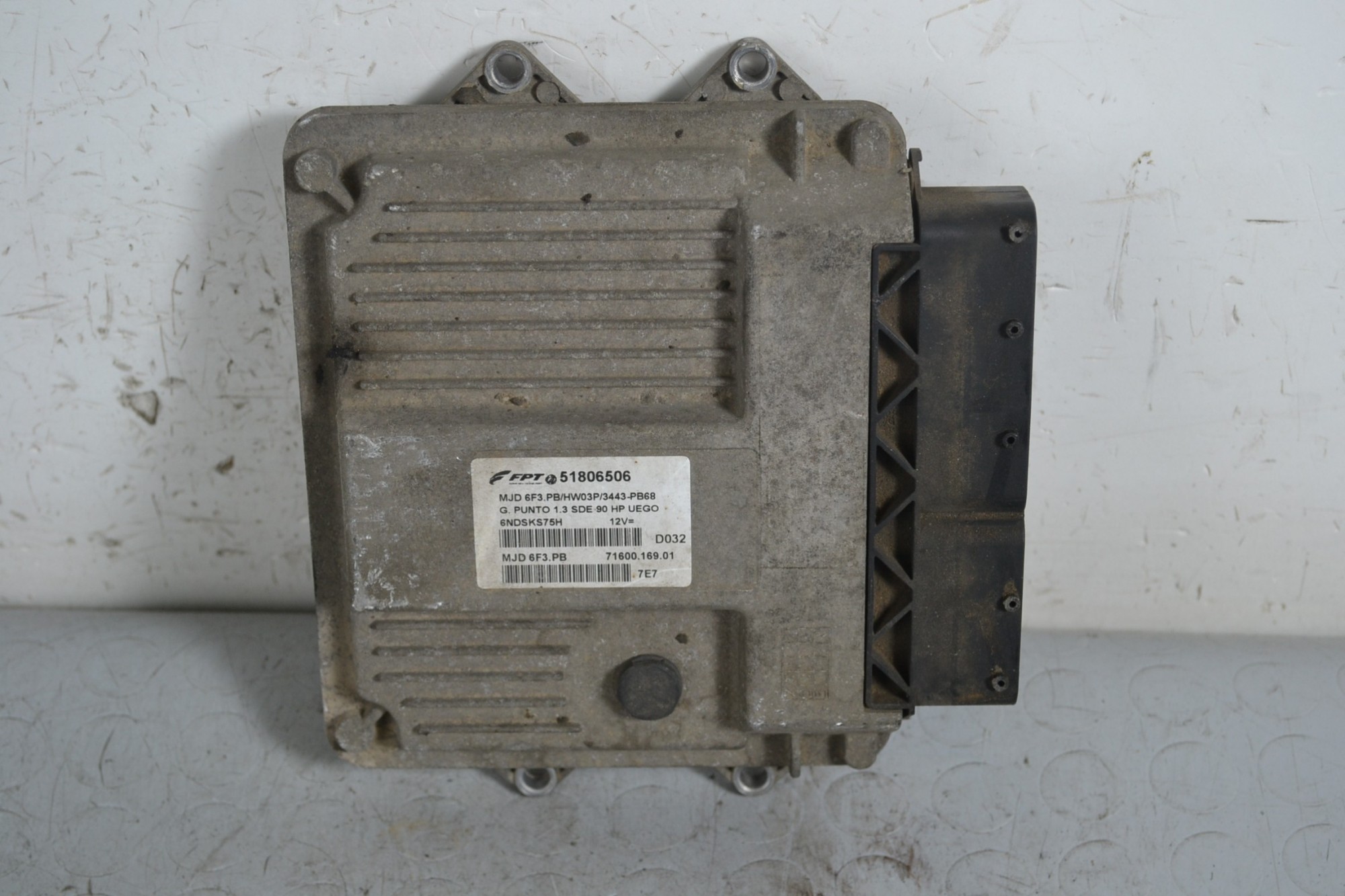 Centralina ECU Fiat Grande Punto 1.3 Mtj Dal 2005 al 2012 Cod 51806506  1647009583760