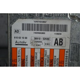 Centralina airbag Opel Agila B Dal 2008 al 2015 Cod 610631000 / 38910-52K80  1647010410895