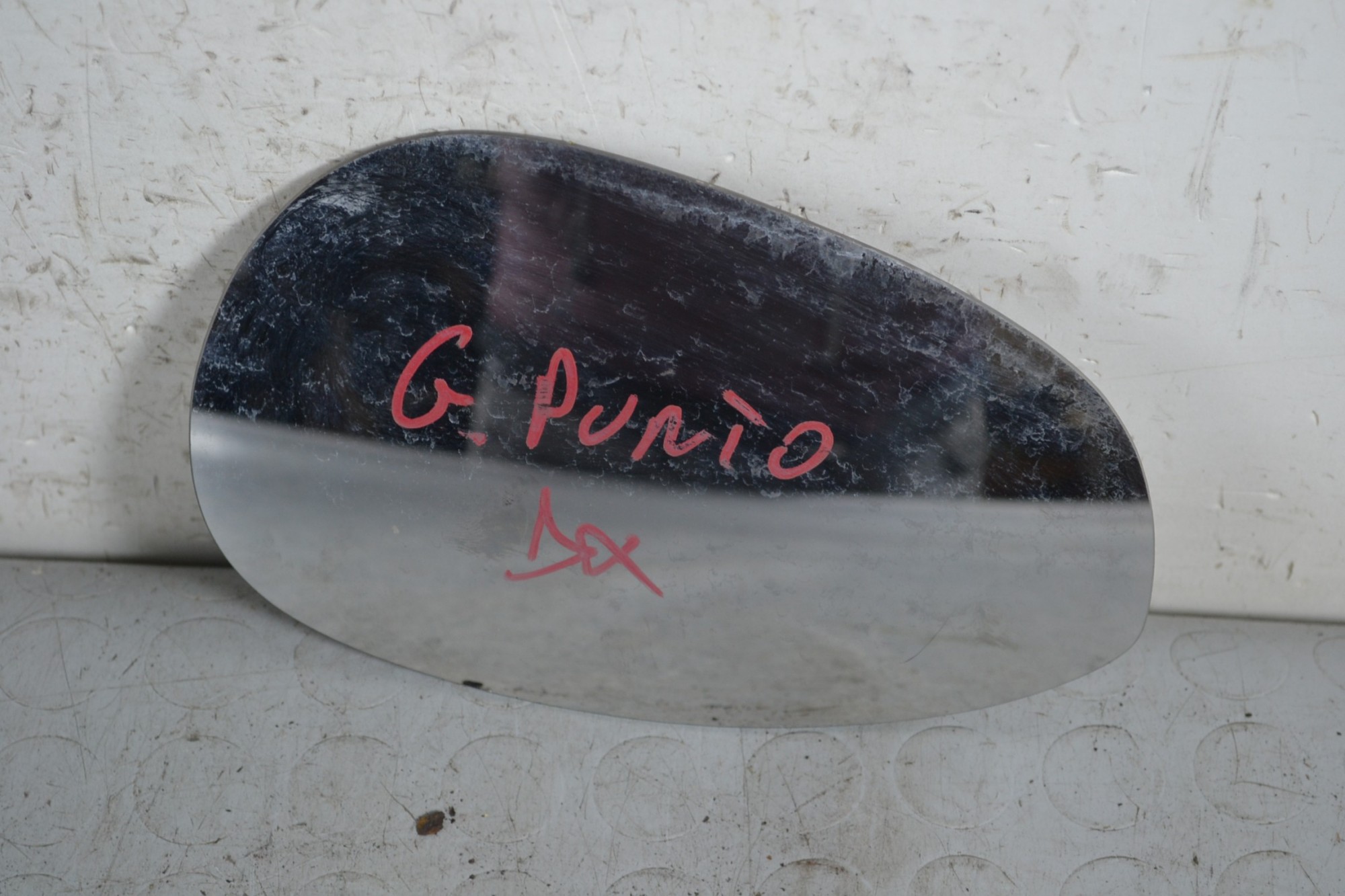 Vetro specchietto retrovisore esterno DX Fiat Grande Punto Dal 2005 al 2018 Cod 71740495  1647358884587