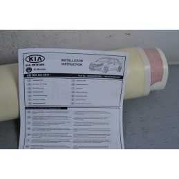 Kit Adesivi Strisce Bianche Kia Rio UB dal 2011 al 2017 Cod 1w200ade00wh  1647877589987