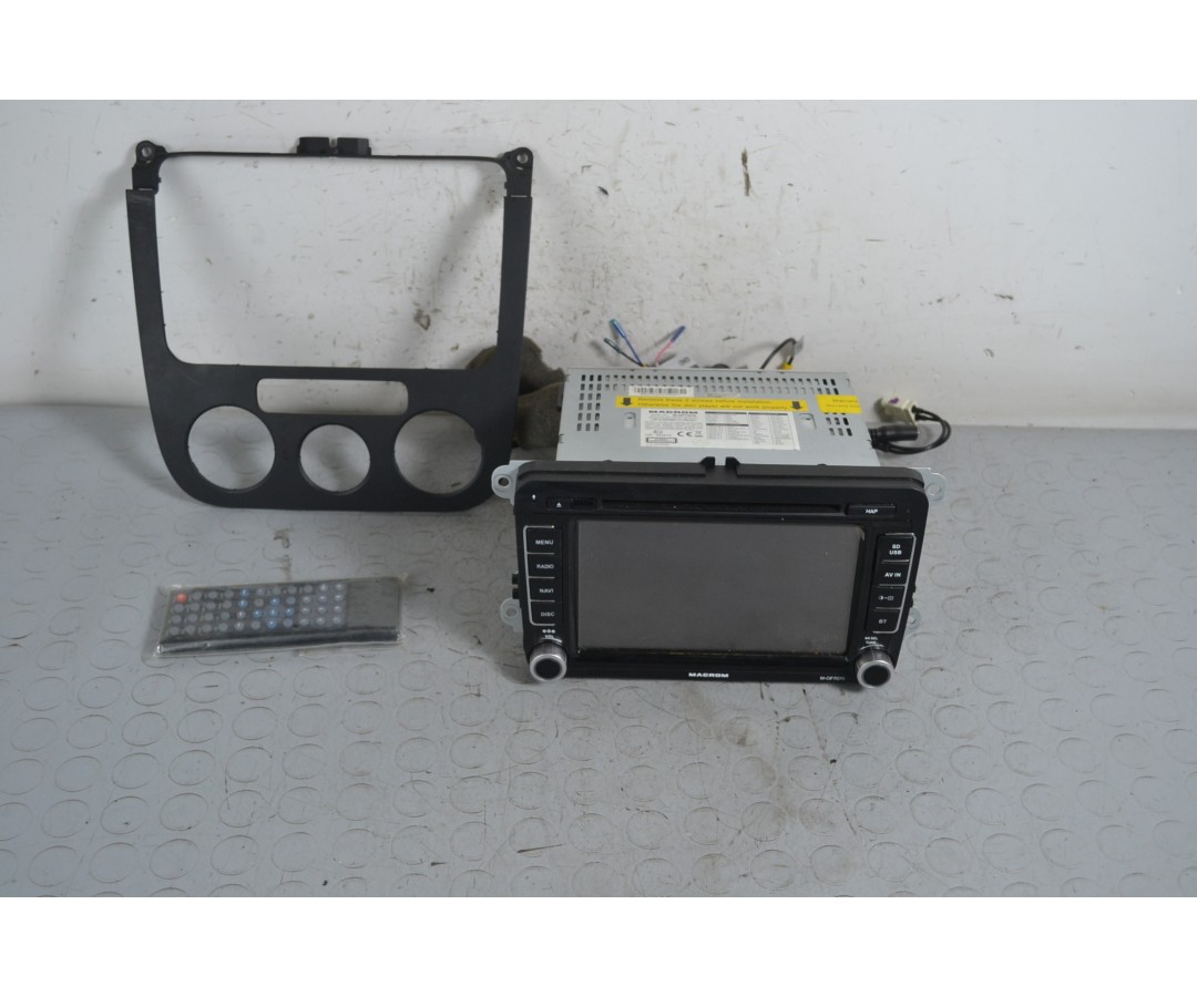 Display Computer di Bordo + Caricatore CD Volkswagen Touareg dal 2002 al 2010 Cod m-0f7070  1648024335167