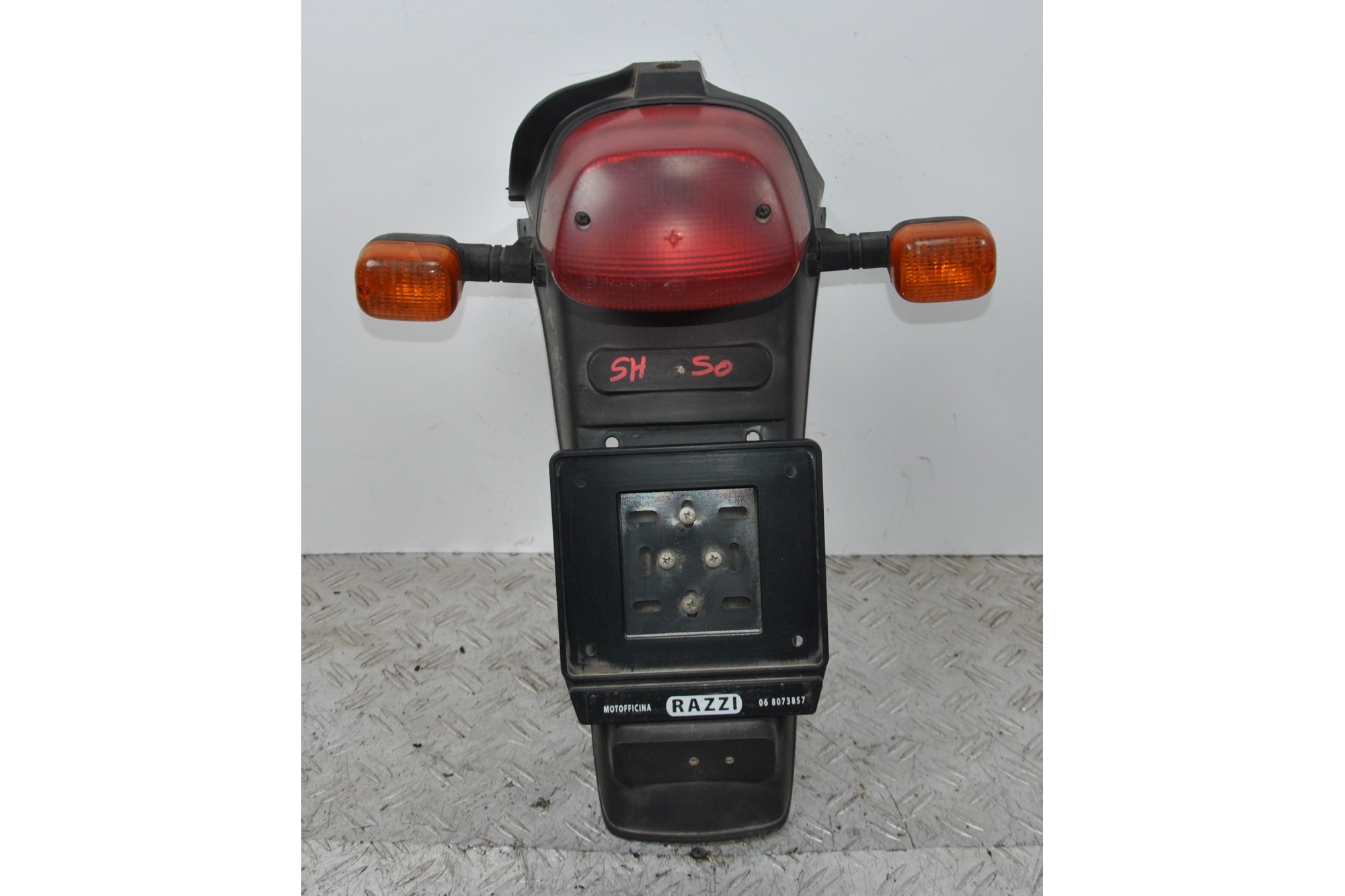 Carena Portatarga Posteriore Honda Sh 50 Dal 1993 al 1999  1649233698722