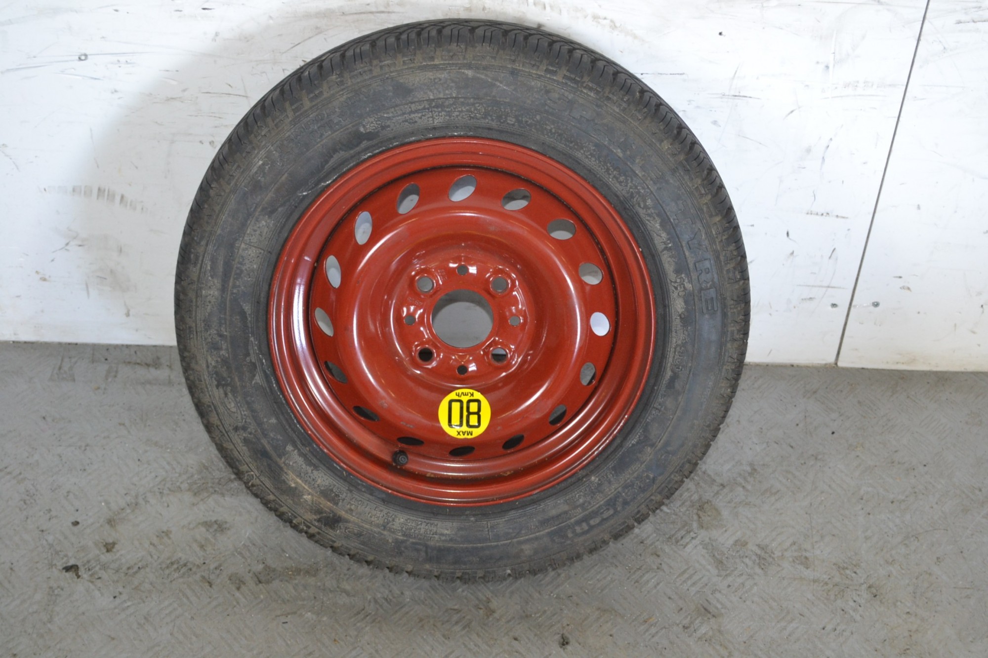 Ruotino di Scorta Fiat Seicento dal 1998 al 2010 135/80 R13  1649757341821