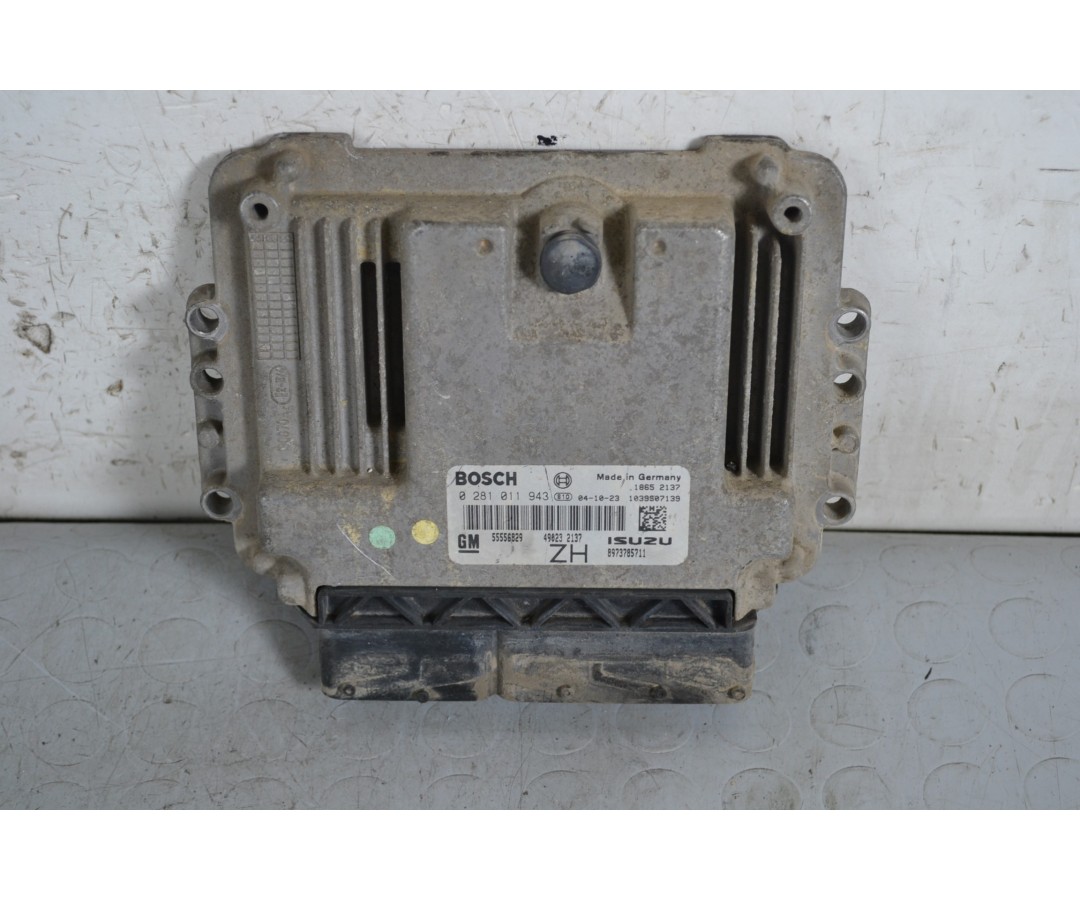 Centralina ECU Opel Astra H 1.7 CDTI dal 2004 al 2011 Cod 0281011943  1650033440305