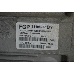 Centralina ECU Opel Meriva A Dal 2003 al 2010 Cod 55198927  1650356728319