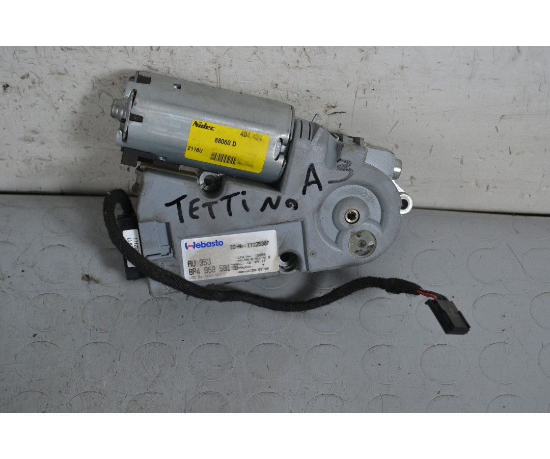 Motorino Apri Tetto Audi A3 8P dal 2003 al 2012 Cod 8p4959591b  1650959227622