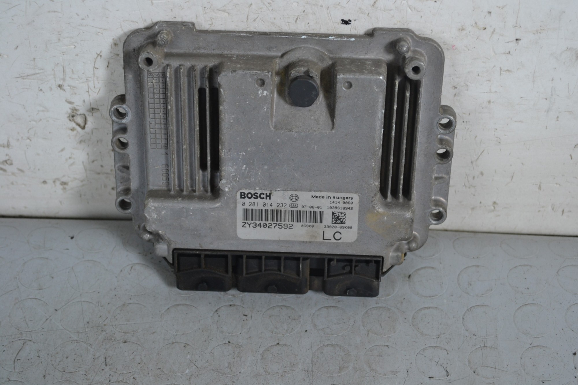 Centralina ECU Suzuki SX4 dal 2006 al 2013 Cod zy34027592  1650986131589