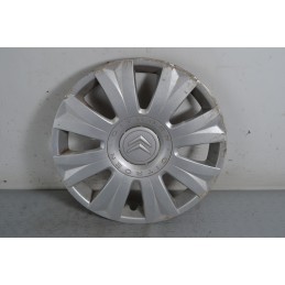 Coppia di borchie copricerchio Citroen C2 Dal 2003 al 2009 Cod 9654027680 Raggio 15  1651222804397