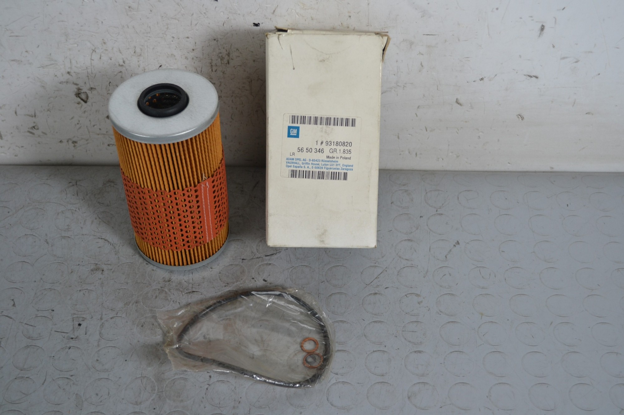 Filtro Olio Opel Omega B 2.5TD dal 1994 al 2003 Cod 93180820  1651650359056