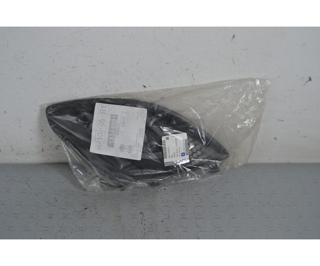 Griglia inferiore SX paraurti anteriore Opel Corsa D Dal 2006 al 2014 Cod 13344801  1651824343164