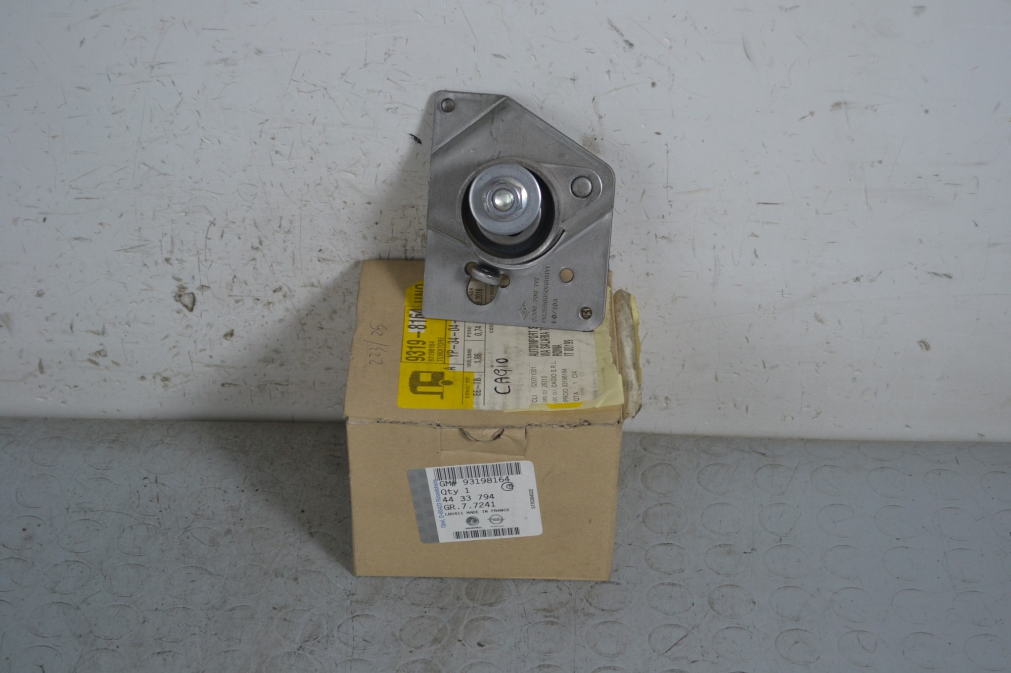 Tenditore Cinghia Opel Vivaro / Movano dal 1998 al 2014 Cod 93198164  1652691456681