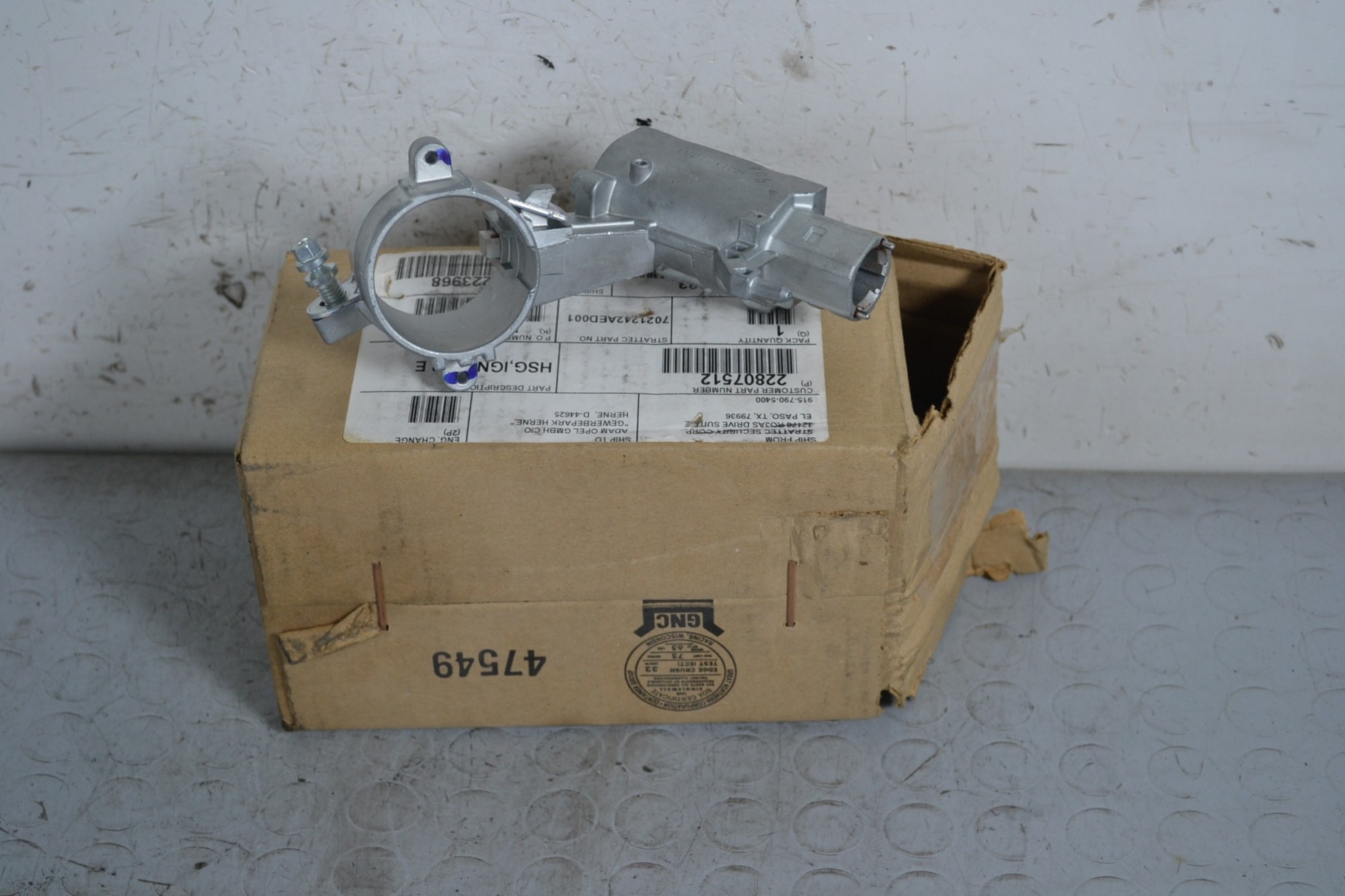 Scatola Blocchetto Chiave Avviamento Opel Astra J dal 2009 al 2020 Cod 22807512  1652695071408